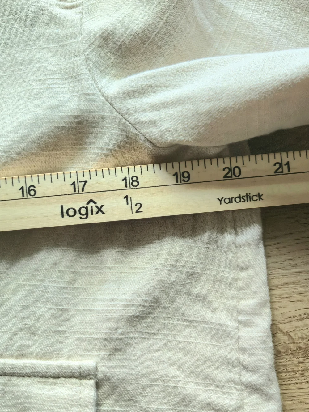 LOFT Utility Cotton Light Beige Button Front Jacket XS - Picture 5 of 6